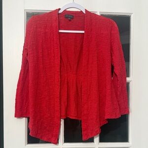 The Limited Vibrant Red Knit cover up Sweater